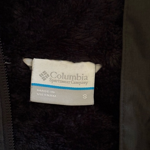 Columbia Black Fleece Lined Water Resistant Hooded Jacket - Picture 5 of 5
